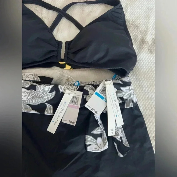 Bleu Rod Beattie All About You U Wire D Cup Bikini Top Size 36D Bottom 6 - Picture 10 of 10